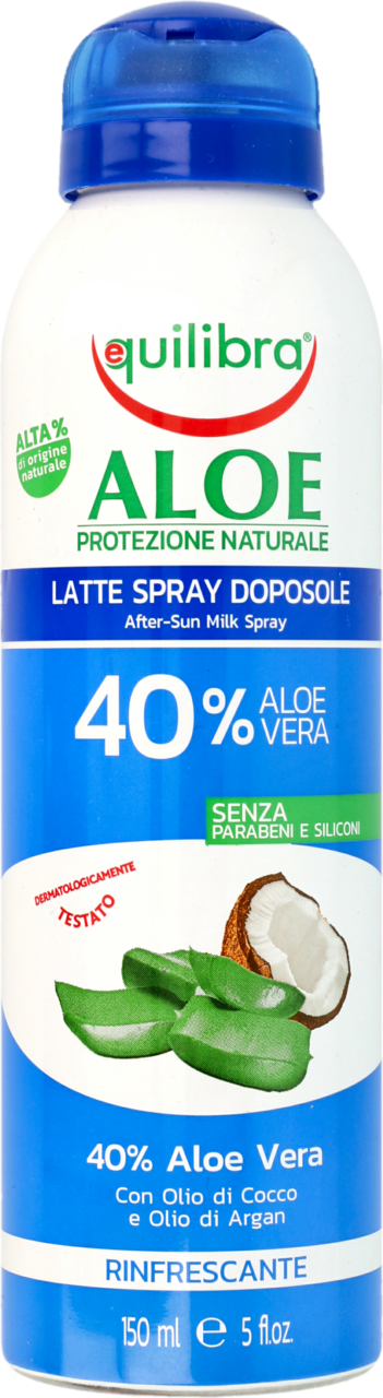Equilibra Aloe Sonnencreme SPF 30 – 150 Ml, Mit 20 % Aloe Vera, Wasserfest & Ohne Duftstoffe
