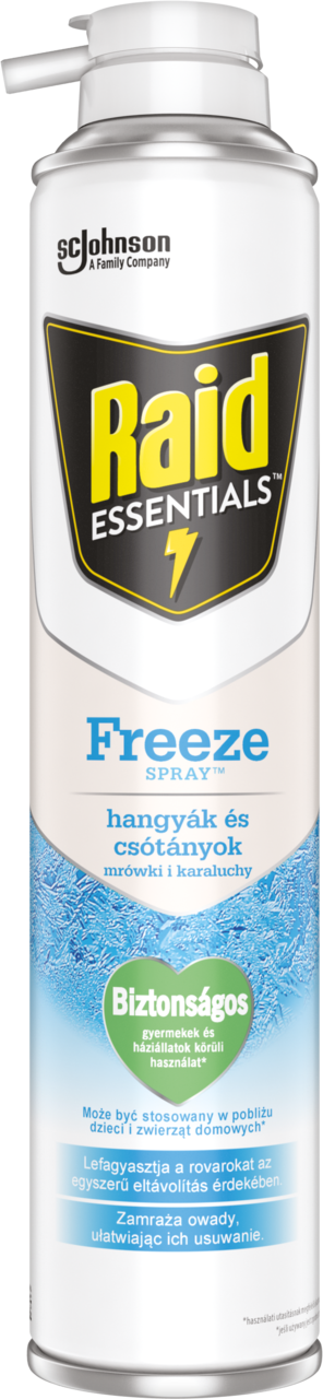 RAID, Essentials Freeze, spray zamrażający, owady biegające, 350 ml