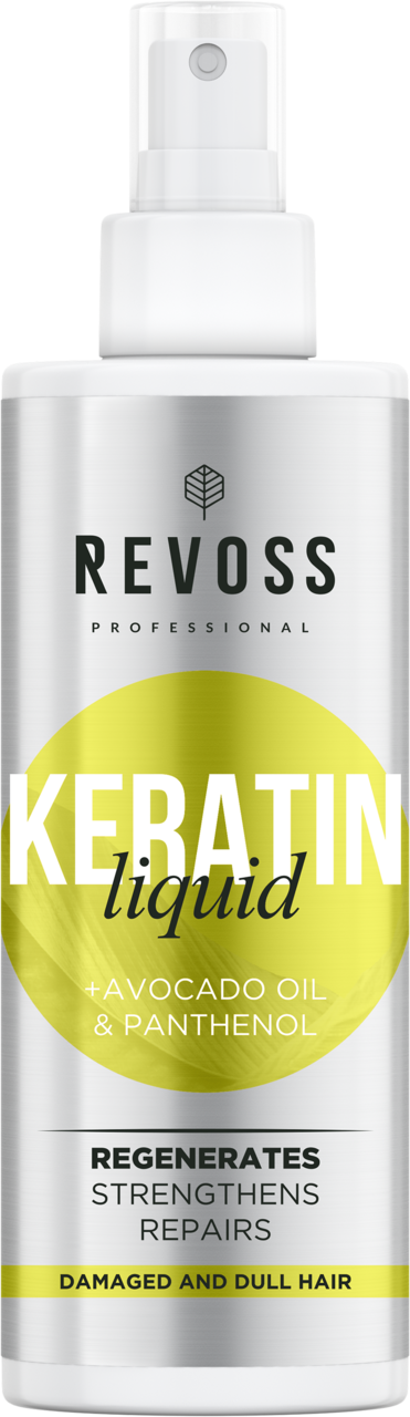 REVOSS, Professional Keratin, odżywka do włosów, keratynowa, regenerująca, z olejem awokado, 200 ml