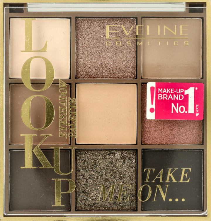 EVELINE COSMETICS, Look Up, paleta cieni do powiek, Take Me On, 10,8 g