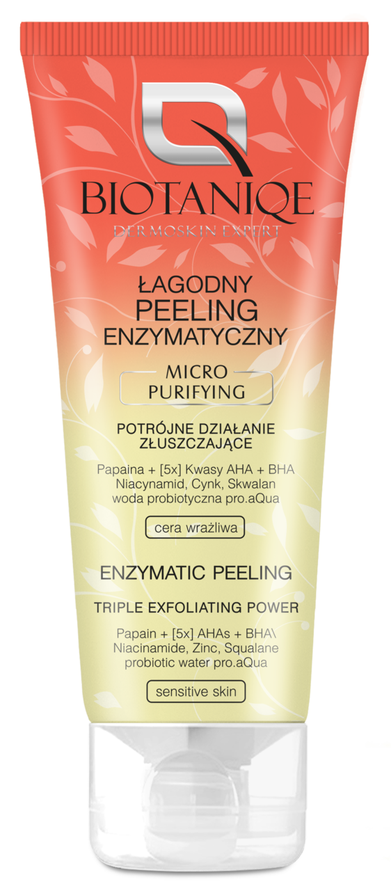 BIOBEAUTY Bio Peeling 5パック BIOTANIQE, Dermoskin Expert Micro Purifying, peeling enzymatyczny