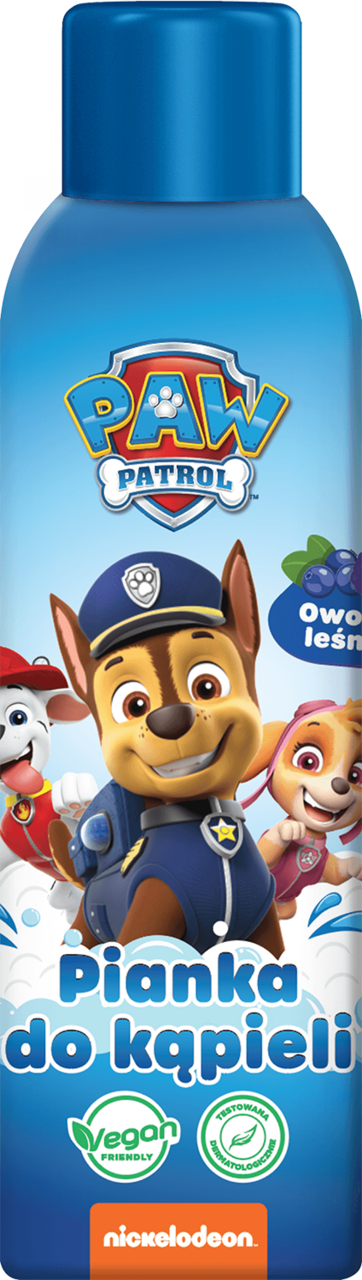 PAW PATROL, pianka do kąpieli, Owoce Leśne, 200 ml