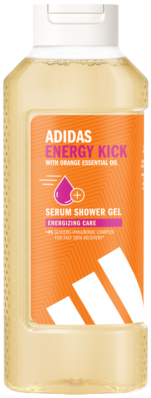 ADIDAS, Energy Kick, serum-żel pod prysznic dla kobiet, energetyzujący, 400 ml