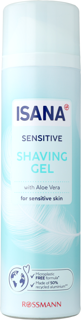 ISANA, Sensitive, żel do golenia, 200 ml