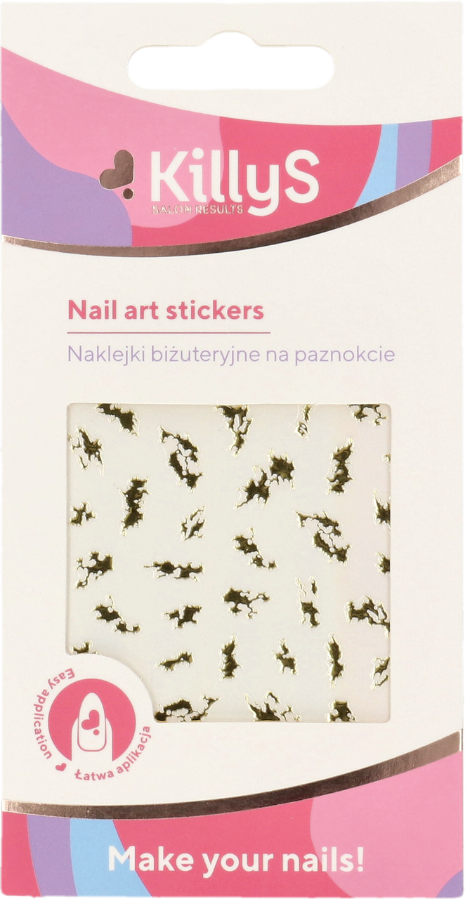 KILLYS, naklejki na paznokcie biżuteryjne, World, 1 szt. Drogeria