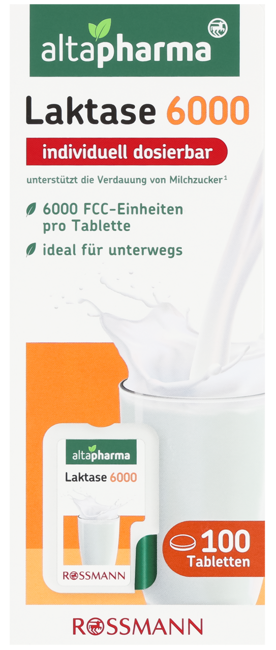 Altapharma, tabletki, Laktaza 6000, suplement diety, 100 szt ...