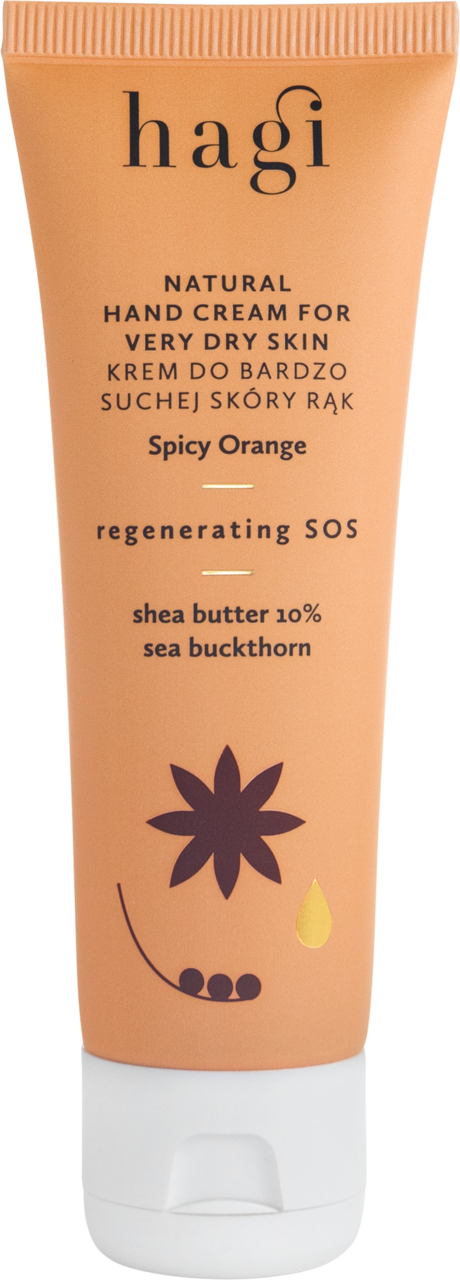 HAGI, Korzenna Pomarańcza, krem do rąk, SOS, regenerujący, 50 ml