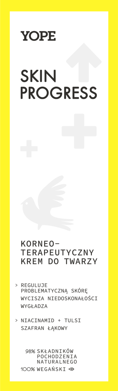 YOPE, Skin Progress, krem do twarzy, korneoterapeutyczny, 50 ml