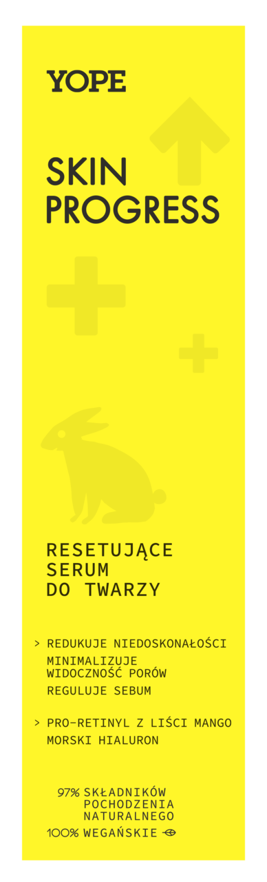 YOPE, Skin Progress, serum do twarzy, resetujące, 40 ml