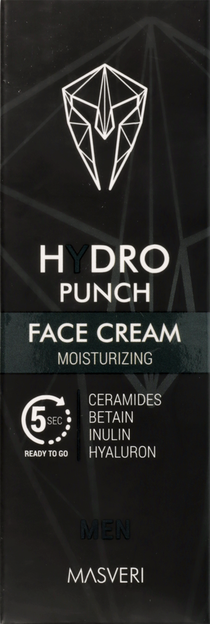 MASVERI, Men Hydro Punch, krem do twarzy dla mężczyzn, nawilżający, 75 ml