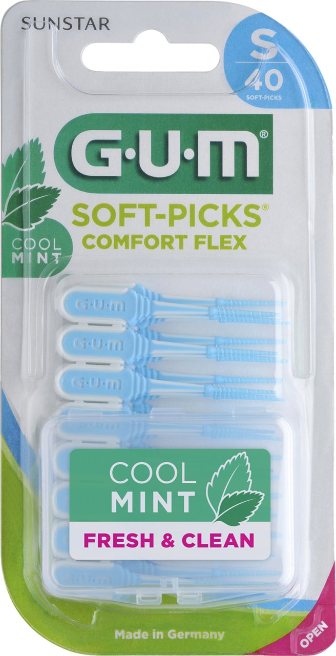 GUM, Soft-Picks, gumowa szczoteczka międzyzębowa, Small, 40 szt