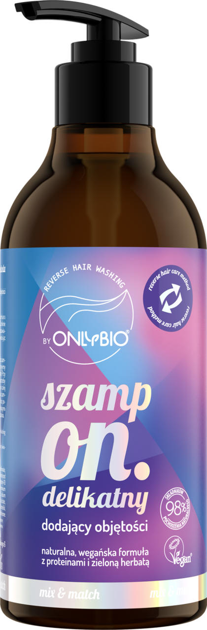 ONLYBIO Reverse Washing szampon do włosów, delikatny, dodający objętości