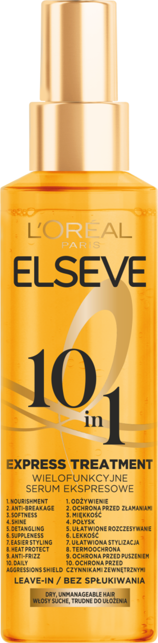 L'ORÉAL PARIS ELSEVE, Magiczna Moc Olejków, wielofunkcyjna odżywka do włosów 10w1, bez spłukiwania, 150 ml