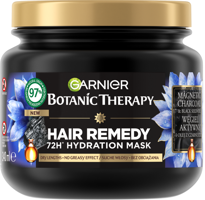 Garnier Botanic Therapy Haarmaske Mit Rizinusöl & Mandel – Vegan, 340ml, Gegen Haarausfall Durch Bruch