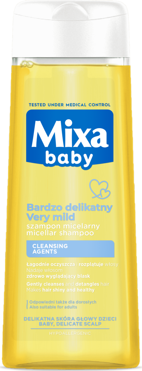 MIXA BABY, szampon do włosów, micelarny, delikatny, 300 ml
