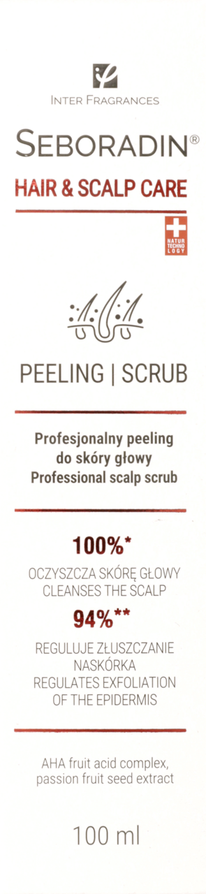 SEBORADIN, , profesjonalny peeling do skóry głowy, 100 ml | Drogeria
