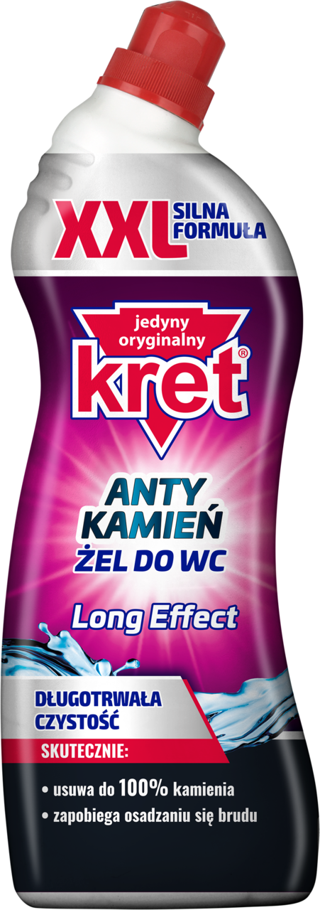 KRET, Anty Kamień Long Effect, żel do WC, 1 kg