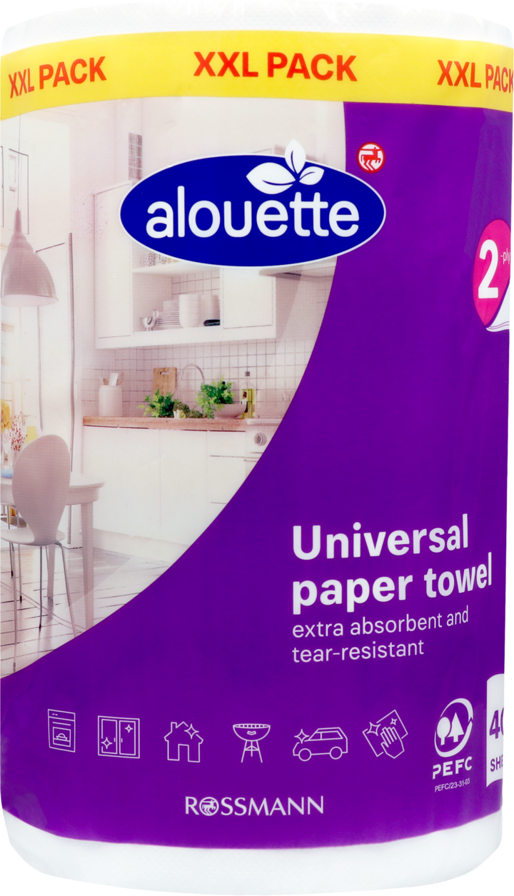 ALOUETTE, ręcznik papierowy, uniwersalny, 2 warstwowy, 1 szt.