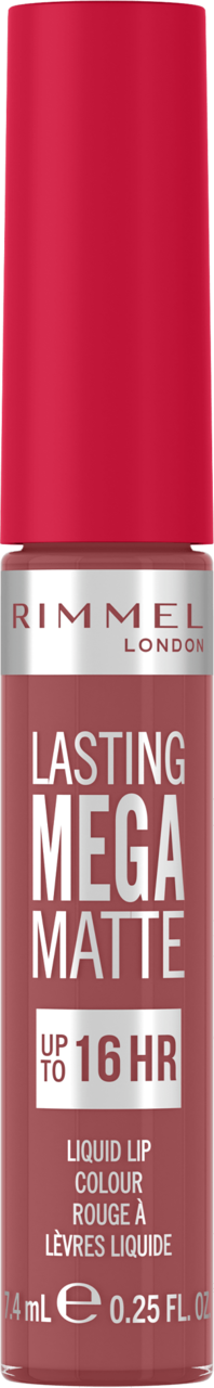 RIMMEL, Lasting Mega Matte, pomadka do ust, nr 210;, 7,4 ml