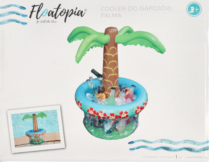 FLOATOPIA, , cooler do napojów, palma, 1 szt. | Drogeria Rossmann.pl