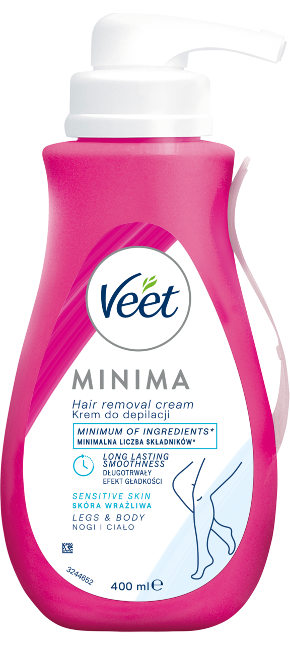 VEET, Minima , krem do depilacji, z pompką, ciało i nogi, skóra