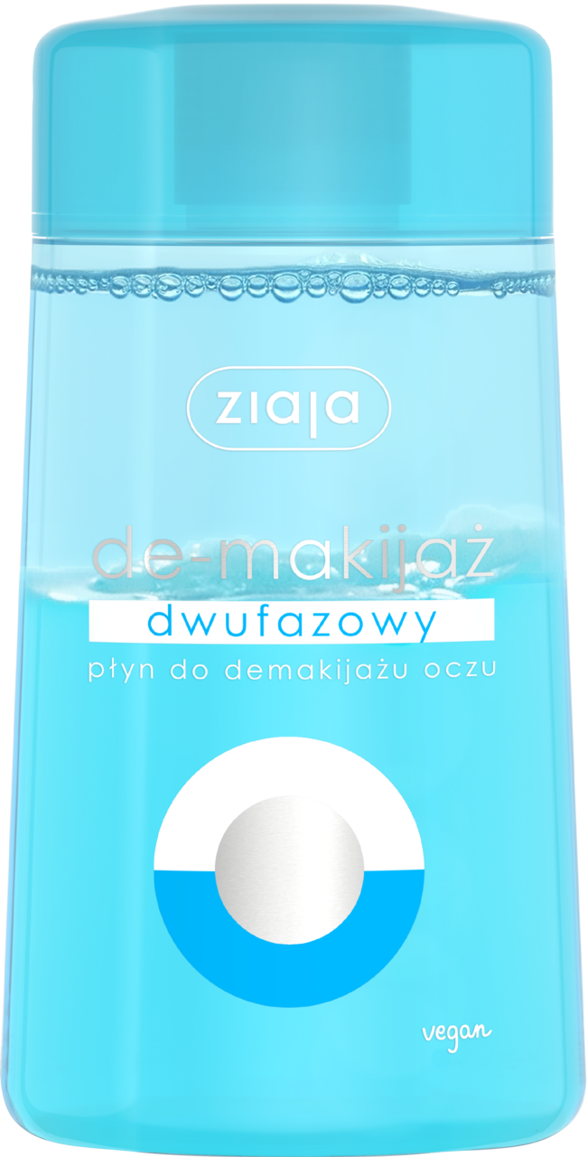 ZIAJA, De-makijaż, płyn do demakijażu oczu, dwufazowy, 120 ml