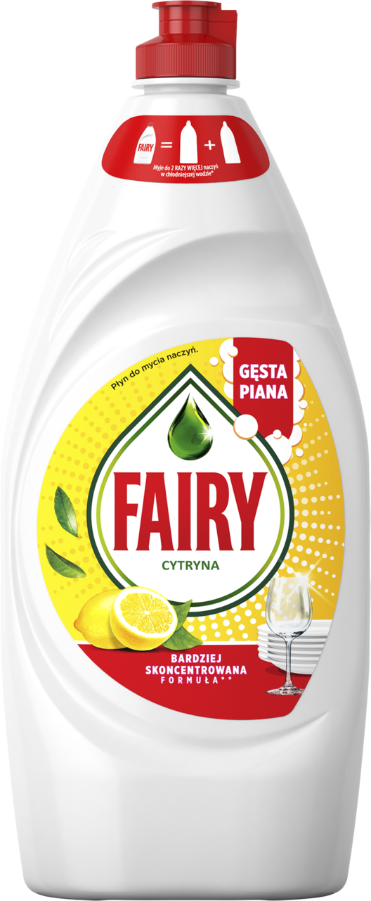 FAIRY, płyn do mycia naczyń, Cytryna, 900 ml