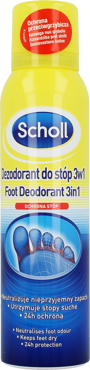 SCHOLL, dezodorant do stóp, 3w1, 150 ml
