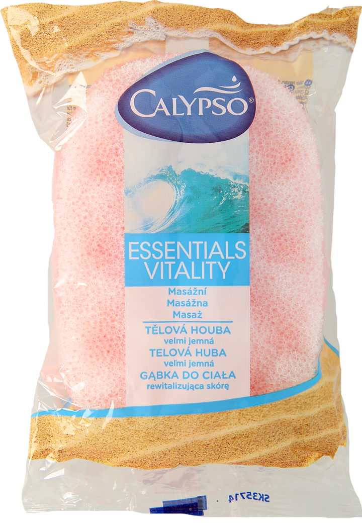 CALYPSO, Essentials Vitality, gąbka do ciała, rewitalizująca skórę, różne kolory, 1 szt.