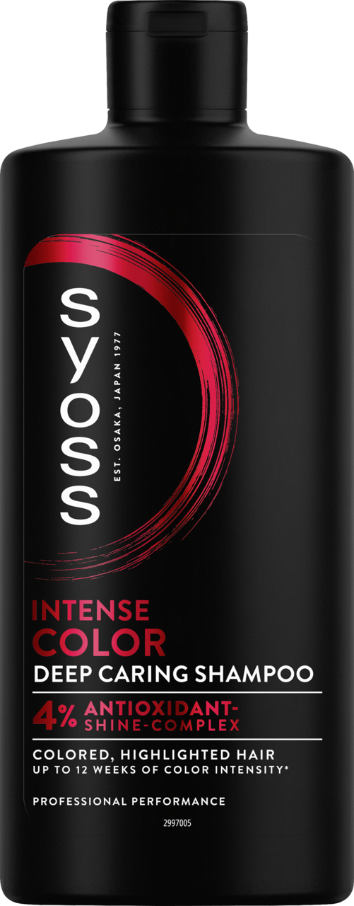 SYOSS, Intense Color, szampon do włosów farbowanych i rozjaśnianych, 440 ml