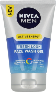 NIVEA MEN Active Energy ,żel do mycia twarzy,przód