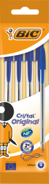 BIC Cristal Original,długopis, kolor niebieski,przód