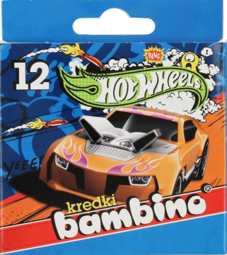 BAMBINO® Hot Wheels ,kredki 12 kolorów,przód