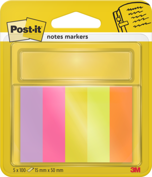 3M POST-IT ,znaczki samoprzylepne,przód