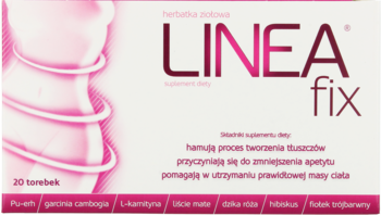 LINEA ,herbata wspomagająca odchudzanie,przód