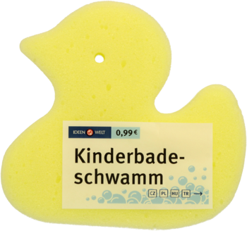 FOR YOUR BEAUTY Wellness ,gąbka dla dzieci, kaczuszka,przód