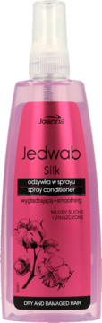 JOANNA Jedwab ,odżywka w sprayu, włosy suche i zniszczone,przód