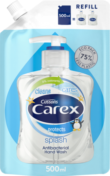 CAREX ,mydło w płynie, zapas, Splash,przód
