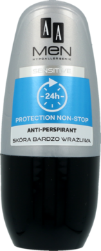 AA MEN ,antyperspirant w kulce Protection Non-Stop 24H,przód