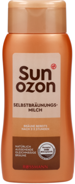 SUNOZON ,mleczko samoopalające,przód