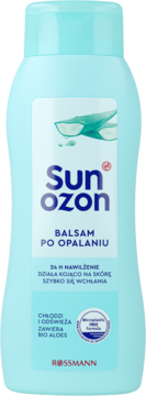 SUNOZON ,balsam po opalaniu, nawilżający, z Aloesem,przód