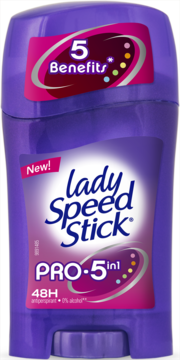 LADY SPEED STICK ,antyperspirant w sztyfcie dla kobiet, Pro 5in1,przód