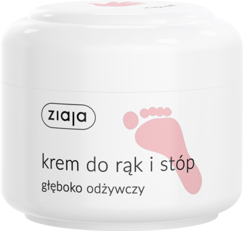 ZIAJA ,krem do rąk i stóp, głęboko odżywczy,przód
