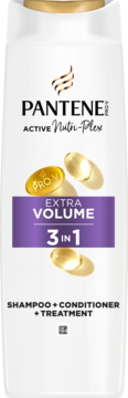 PANTENE Pro-V Active Nutri-Plex Extra Volume,szampon do włosów z odżywką, 3w1, objętość,przód