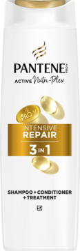 PANTENE Pro-V Active Nutri-Plex Intensive Repair,szampon do włosów z odżywką, 3w1, włosy zniszczone,przód