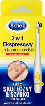 SCHOLL ,ekspresowy aplikator na odciski, 2w1,przód
