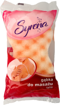 SYRENA ,gąbka do masażu,przód