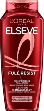 L'ORÉAL PARIS ELSEVE Full Resist ,szampon do włosów, wzmacniający, włosy osłabione z tendencją do wypadania,przód