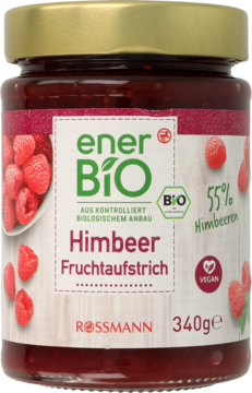 ENERBIO ,dżem malinowy,przód