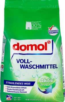 DOMOL ,proszek do prania tkanin białych,przód